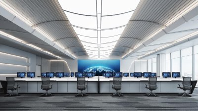 现代会议室3D模型下载